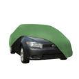 Car Tarpaulins - Adjustable 12 x 16 - Green/Black 